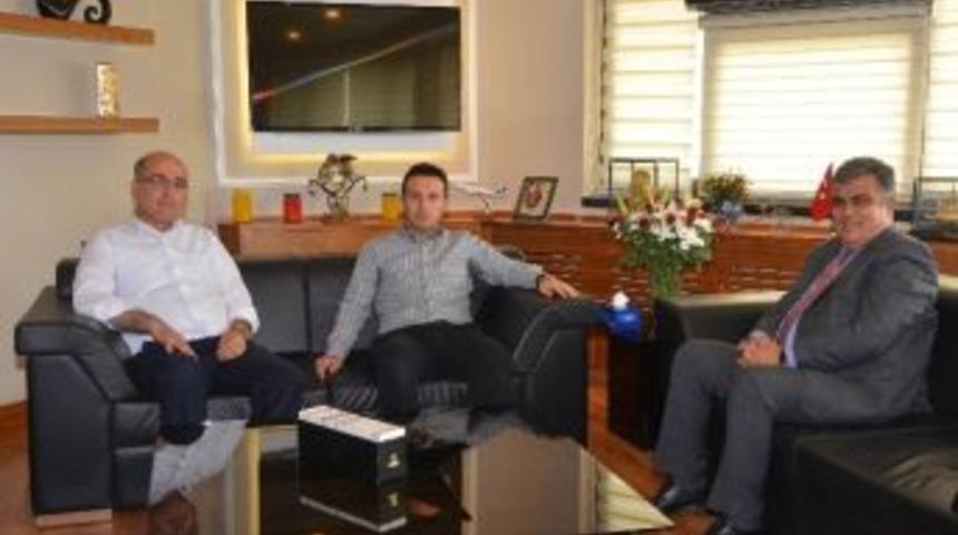 Emirgazi Protokol&uuml;nden Başkan &Ouml;zg&uuml;ven&rsquo;e Ziyaret