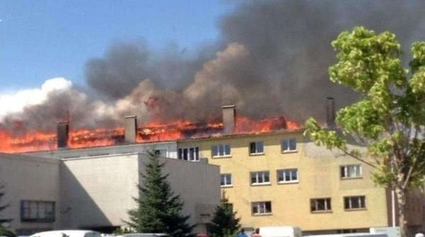 Erzurum&rsquo;da Korkutan Yangın
