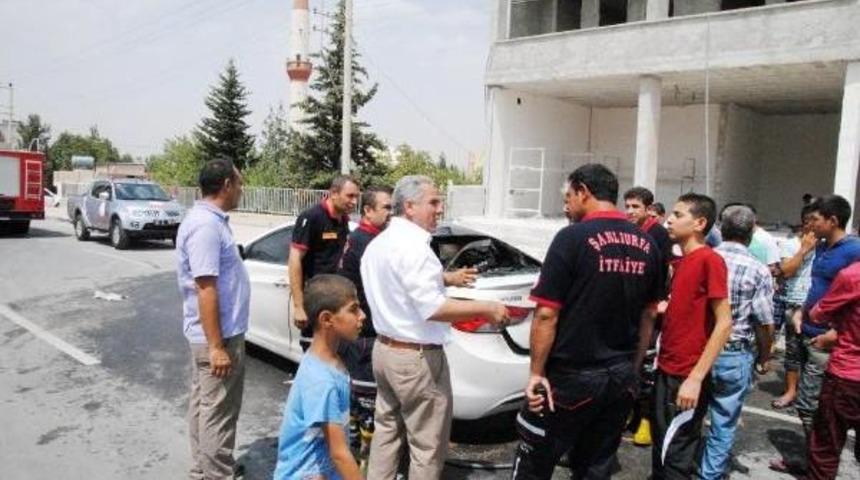 Seyir Halinde Alev Alan Otomobil Kullanılamaz Hale Geldi