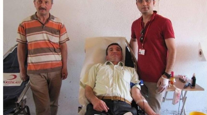Hisarcık Kızılay Şubesinden Kan Bağışı Kampanyasına Destek