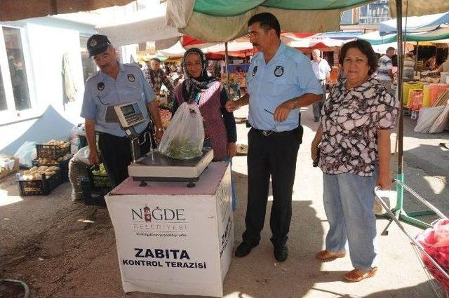 Niğde Belediyesi Zabıtasından Hassas Denetim