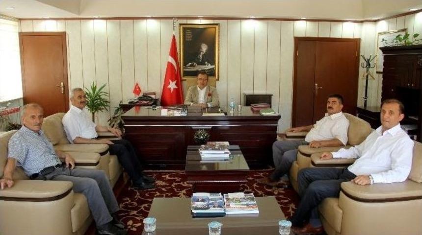 Başkan Karataş&rsquo;tan Kaymakam Demircioğlu&rsquo;na Ziyaret