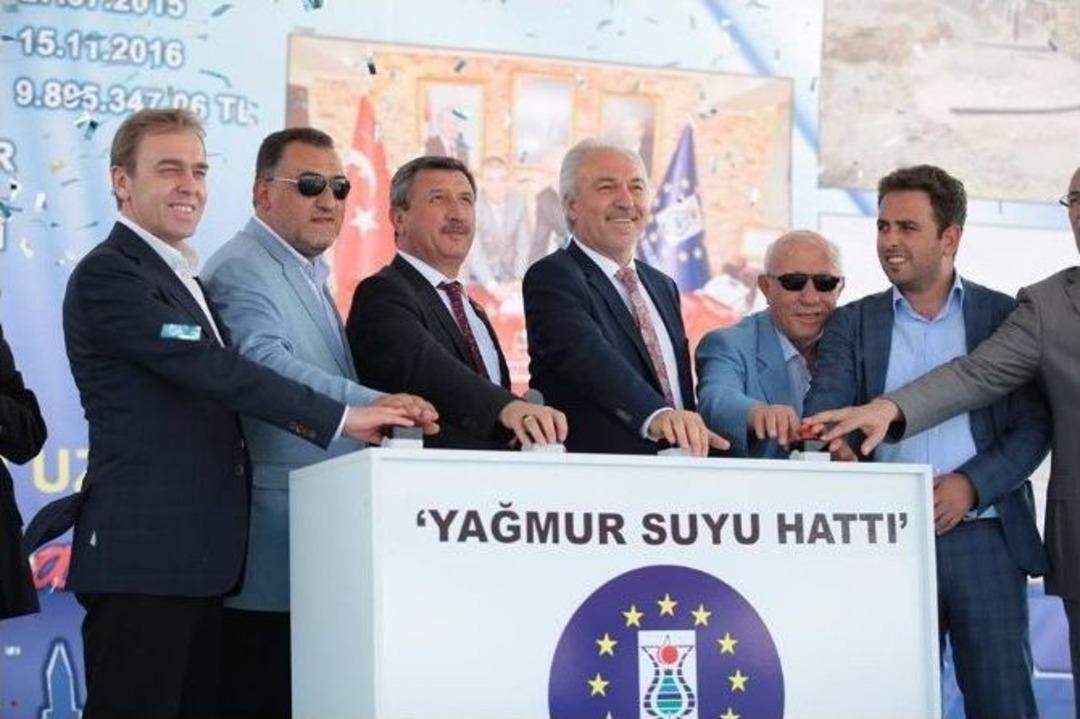 Belediyenin &rsquo;yağmur Suyu Hattı Projesi&rsquo; Başladı
