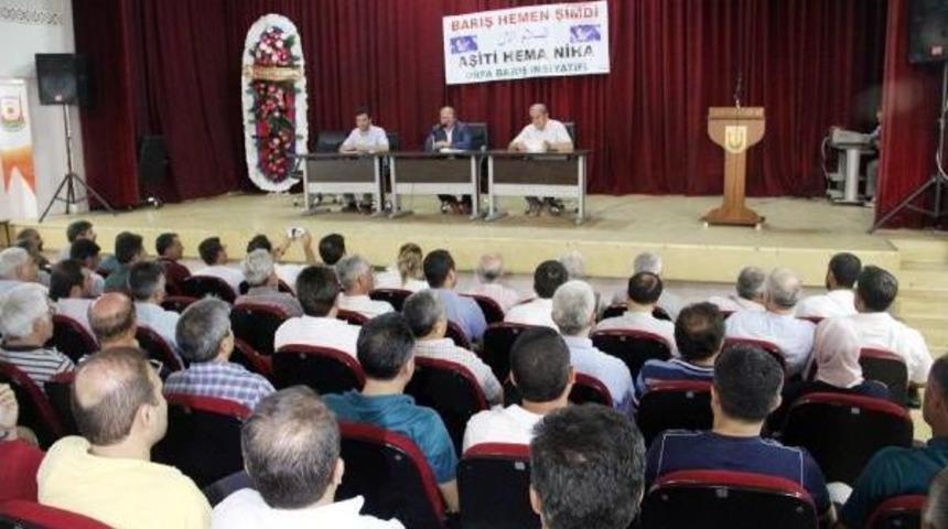 Şanlıurfa&rsquo;Daki Stk&rsquo;Lardan Barış &Ccedil;ağrısı