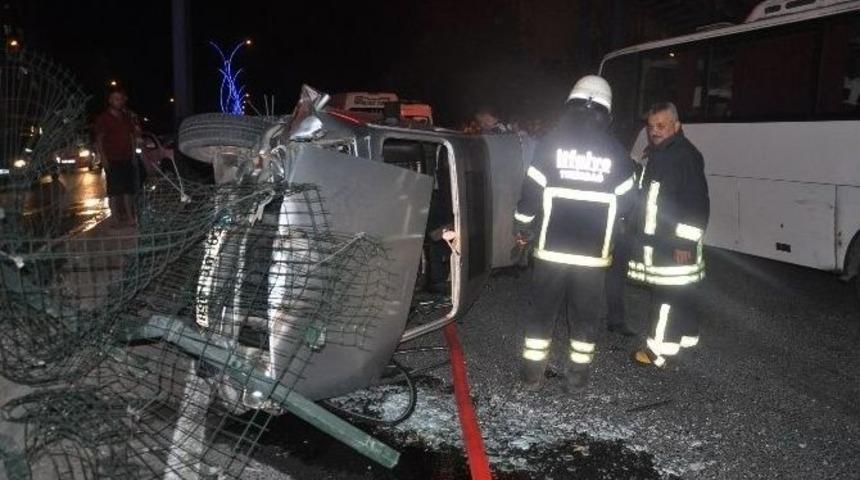 Alkoll&uuml; Kaza Yapan Arkadaşının Yerine Ge&ccedil;meye &Ccedil;alışan Şahıs Polisi Kandıramadı