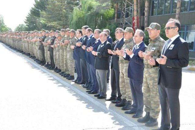 Şehit Jandarma Uzman Onbaşı Oruç, Törenle Uğurlandı