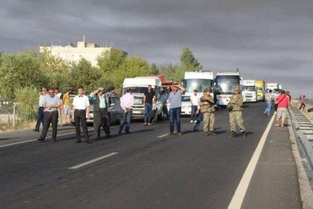 Nusaybin'de Motorin Yüklü Tanker Alev Alev Yandı