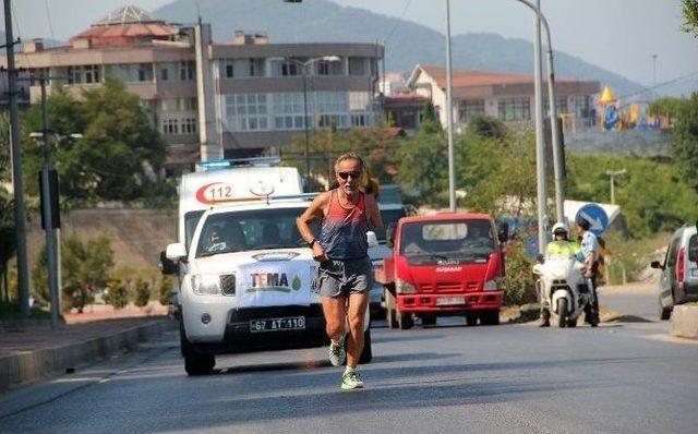 Tek Koluyla ’termik Santrale Hayır’ Demek İçin Koştu