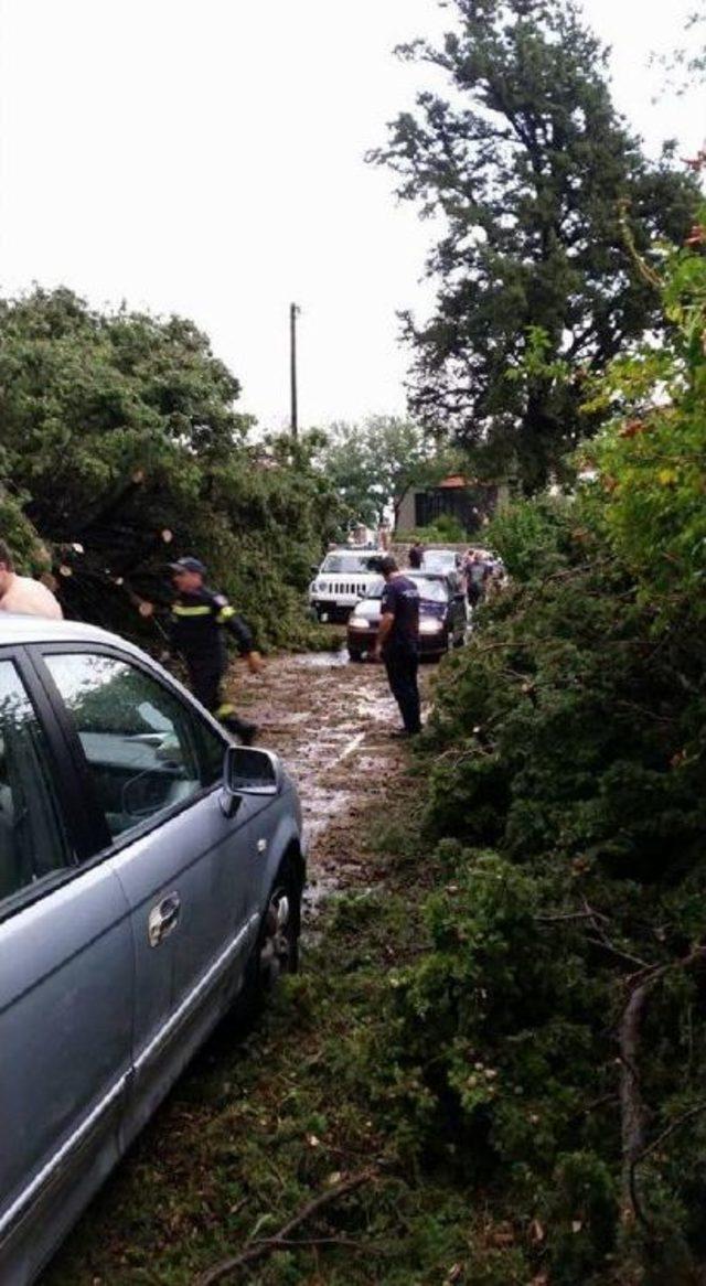 Yağmur Ve Fırtına Midilli yi Vurdu 3