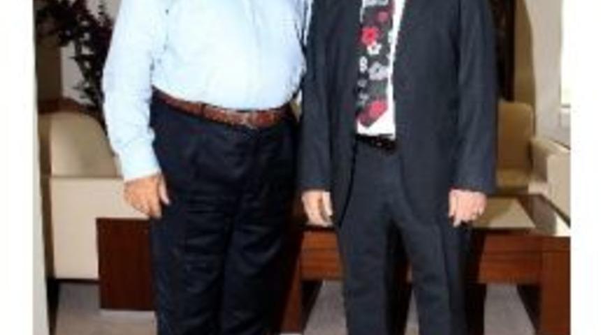 Defterdar &Ouml;zel&rsquo;den, Başkan Karaosmanoğlu&rsquo;na Ziyaret