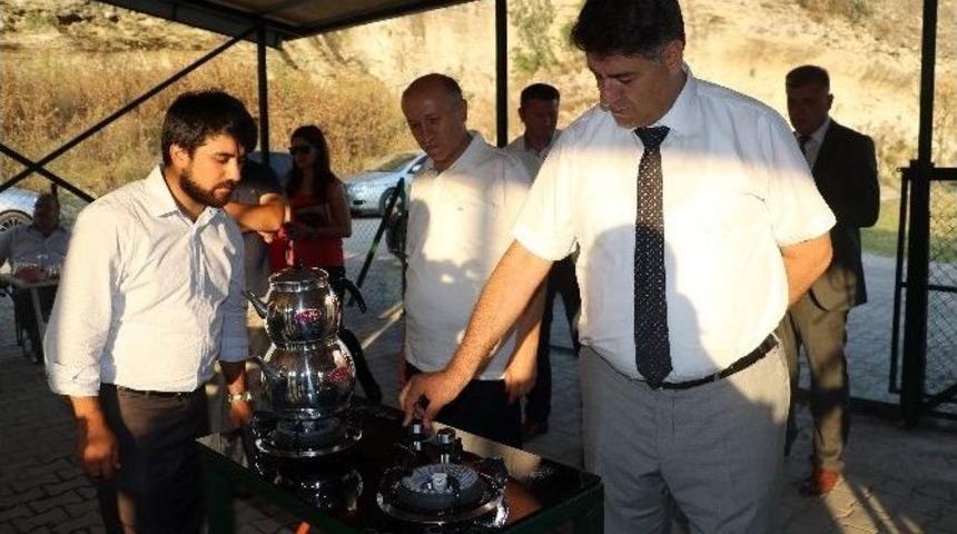 Rekt&ouml;r Polat Pilot Biyogaz Tesisini İnceledi