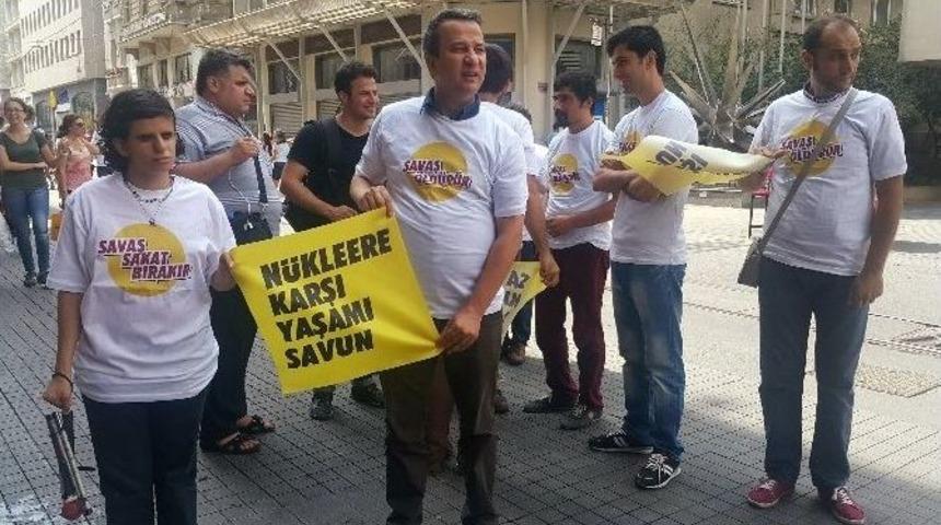 G&ouml;rme Engellilerden İstiklal Caddesi&rsquo;nde &ldquo;savaşa Hayır&rdquo; Koşusu