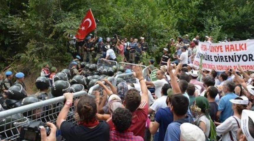 Ordu'da &Ccedil;evreci Eyleminde Arbede