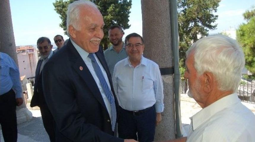 Saadet Partisi Genel Başkanı Kamalak Lapseki&rsquo;de