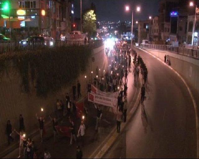 Alperen Ocakları'ndan Teröre Tepki Yürüyüşü