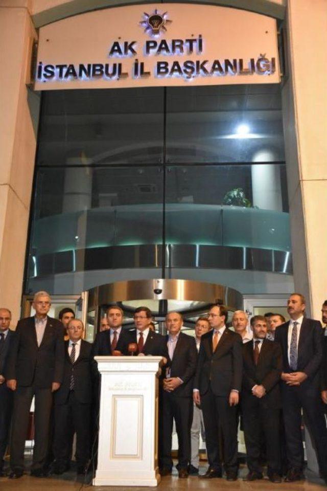 Başbakan Davutoğlu Ak Parti İstanbul İl Başkanlığı nda A&ccedil;ıklama Yaptı(1) 1