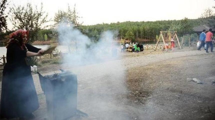 Bunaltan Sıcakta Yozgat &Ccedil;amlığında Serinlik
