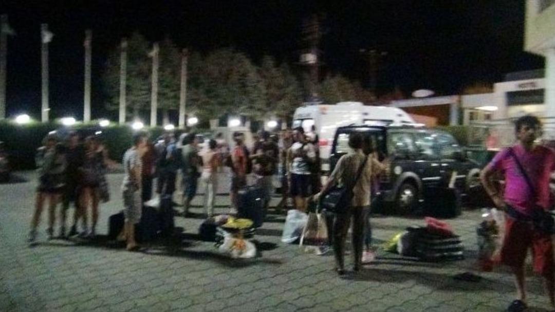 Tekirdağ&rsquo;da Makedon Grubu Taşıyan Otob&uuml;s Yandı