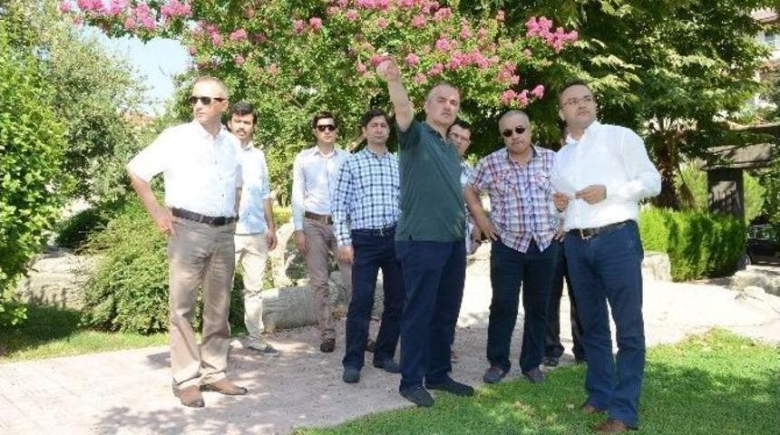 Pamukkale&rsquo;de Yeşil Alanlar Oluşturuluyor