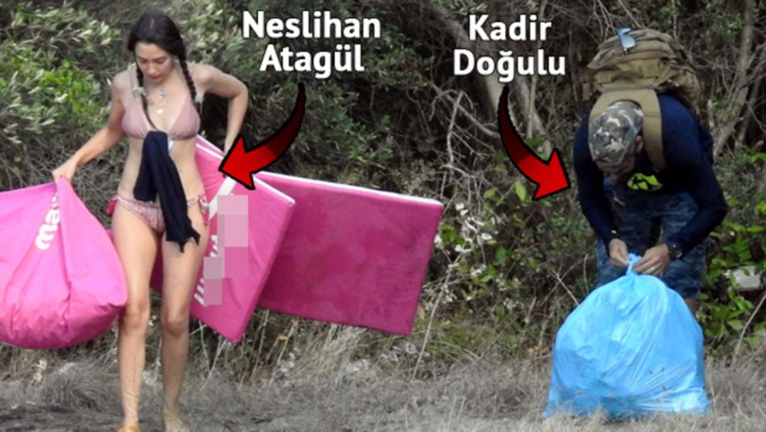Kadir Doğulu ve Neslihan Atag&uuml;l &ccedil;&ouml;p topladı
