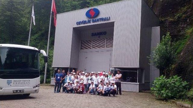 Öğrenciler Sanko Cevizlik Santralı’nı İnceledi