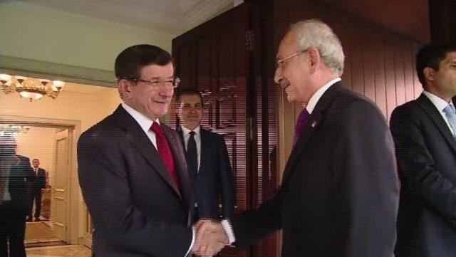 Davutoğlu Ile Kılıçdaroğlu Görüşmesi Başladı