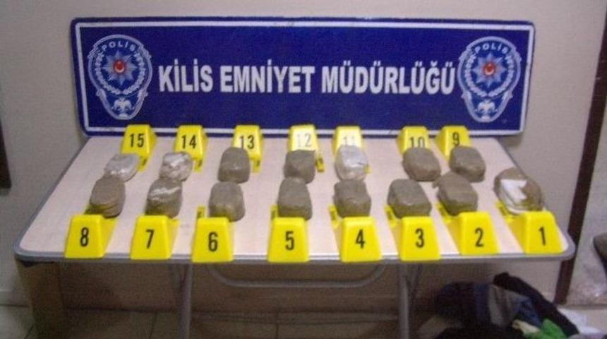 7 Bin 263 Gram Takoz Esrar Ele Ge&ccedil;irildi