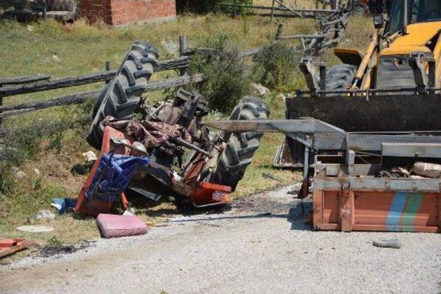 Karabük'te Traktör Devrildi: 1 Ölü, 10 Yaralı