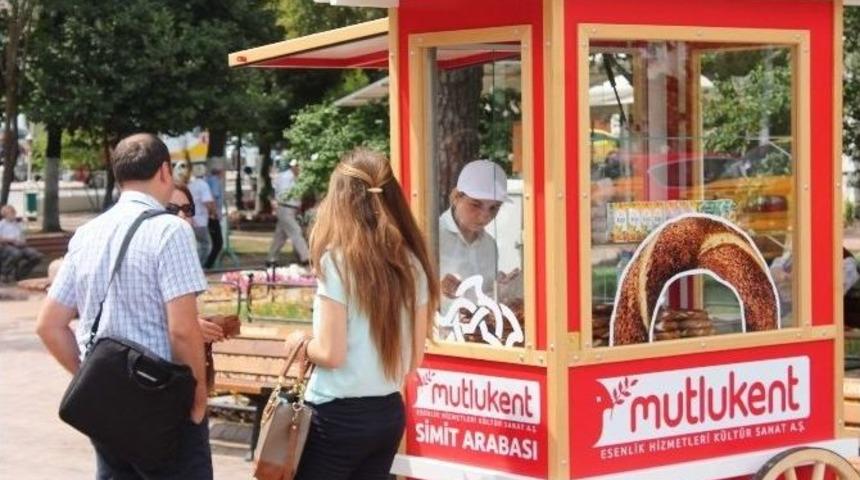 S&uuml;leymanpaşa Belediyesi&rsquo;nin Simit Arabaları Vatandaşı Memnun Etti