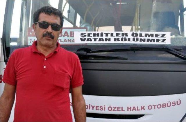 Şehit Cenazesine Ücretsiz Yolcu Taşıyan Halk Otobüsü Şoförlerine Ceza