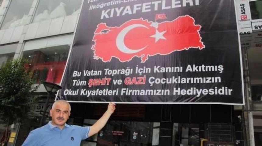 Şehit Ve Gazi &Ccedil;ocuklarına Okul Kıyafetleri Hediye