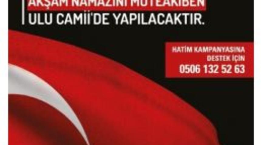 Milletvekili Taşkesenlioğlu&rsquo;ndan Hatim Duası A&ccedil;ıklaması