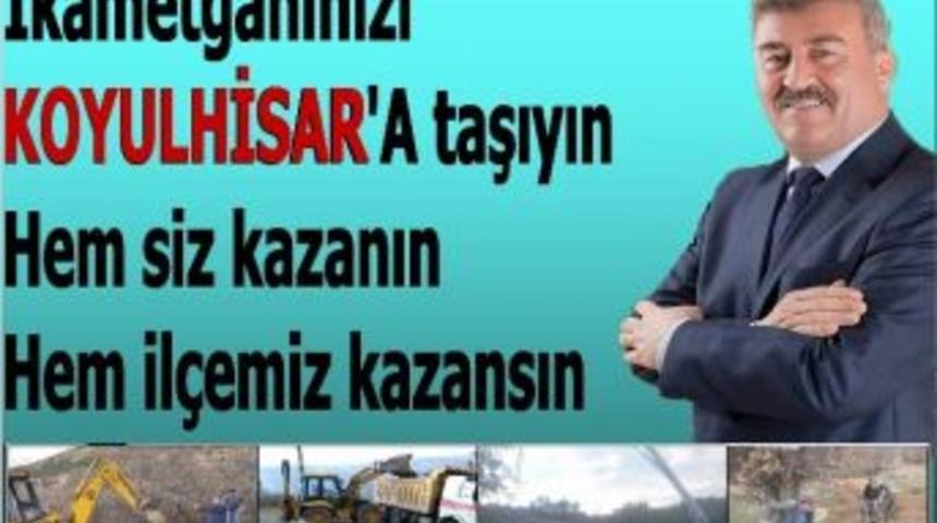 Koyulhisar Belediye Başkanı Epsileli&rsquo;den İkametgah &Ccedil;ağrısı