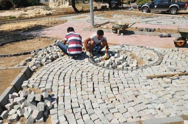 Nazilli Belediyesi İsabeyli Mahallesinde &Ccedil;ocuk Oyun Parkı Yapıyor 1