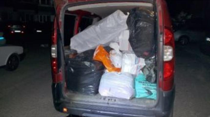 Aksaray&rsquo;da 7 Bin Paket Ka&ccedil;ak Sigara Ele Ge&ccedil;irildi