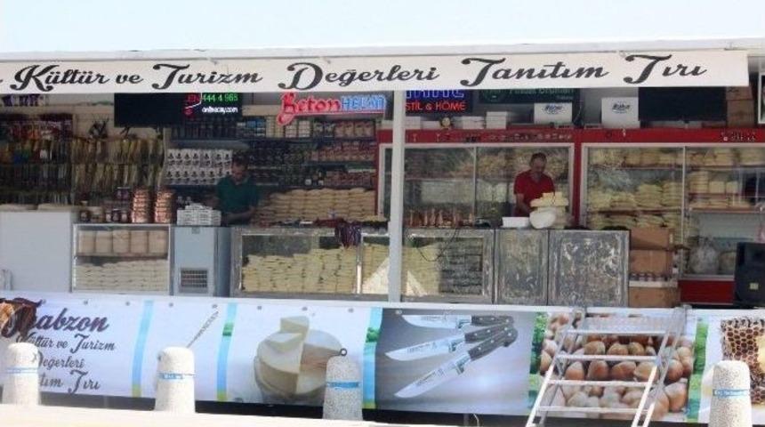 Trabzon K&uuml;lt&uuml;r Ve Turizm Değerleri Tanıtım Tır&rsquo;ı Tekirdağ&rsquo;da