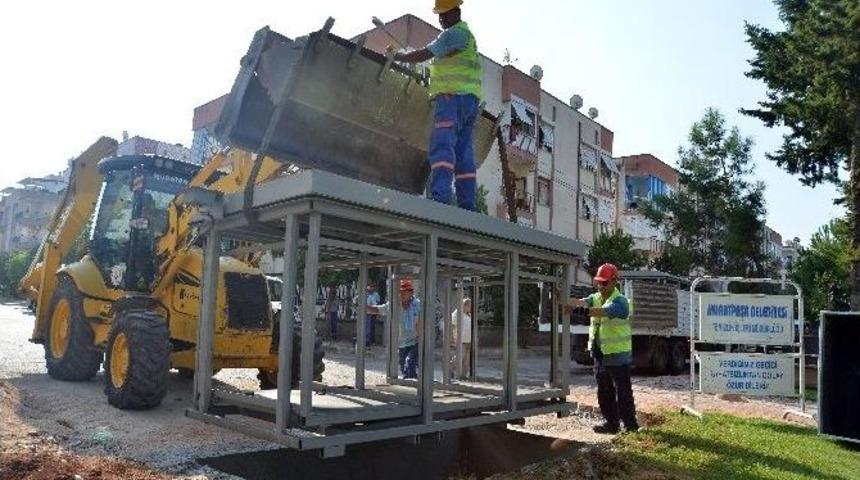 Muratpaşa&rsquo;dan Konuksever Mahallesi&rsquo;ne Yeraltı Konteyneri