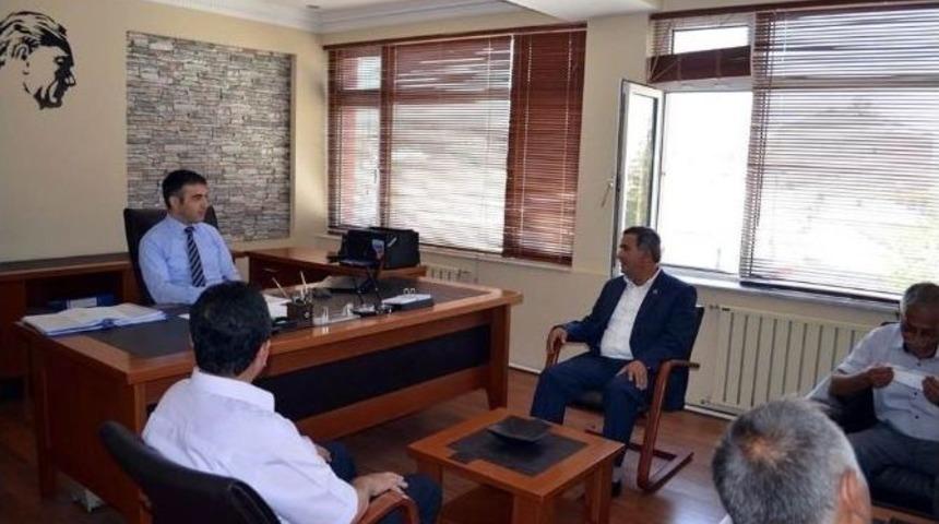Başkan Eroğlu&rsquo;ndan Kaymakam Yılmaz&rsquo;a Hoşgeldin Ziyareti