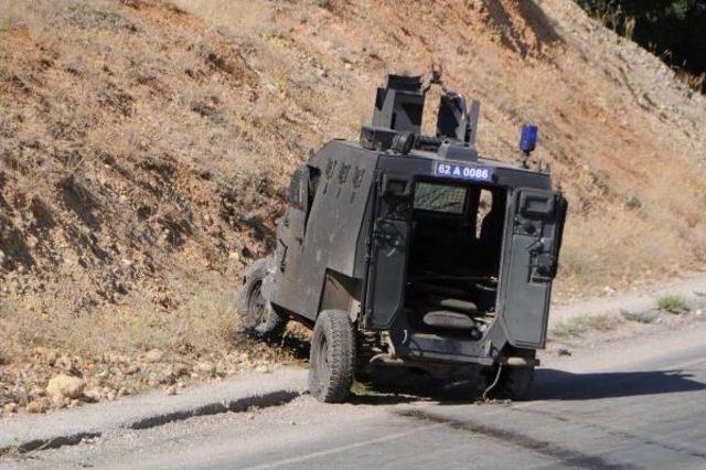 Ovacık'ta Polise Bomba Yüklü Araçlı Saldırı: 1 Yaralı (2)