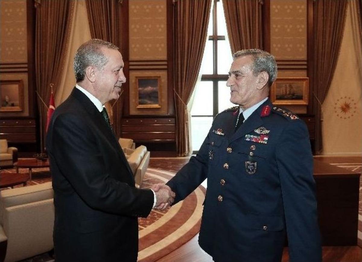 Hava Ve Jandarma Komutanlarından Cumhurbaşkanı Erdoğan&rsquo;a Veda Ziyareti