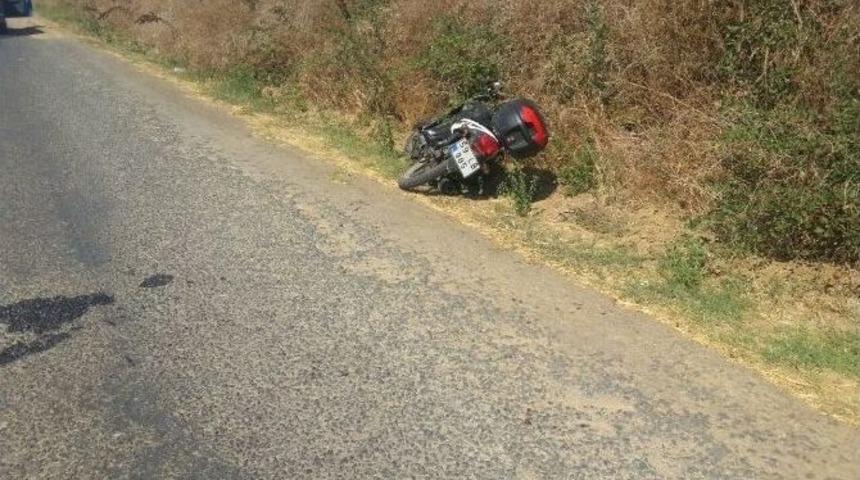 Tekirdağ&rsquo;da Motosiklet Kazası: 1 Yaralı