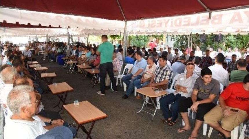 Alanya Belediye Başkanı Y&uuml;cel, Şehit Polisin Mevlidine Katıldı