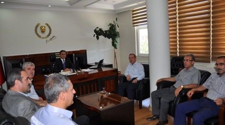 Kurum M&uuml;d&uuml;rlerinden Kaymakam Kılı&ccedil;&rsquo;a Ziyaret