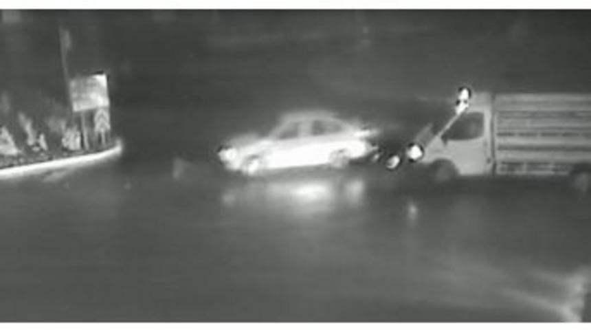 Sivas&rsquo;ta Kazalar Mobese Kameralarına Yansıdı