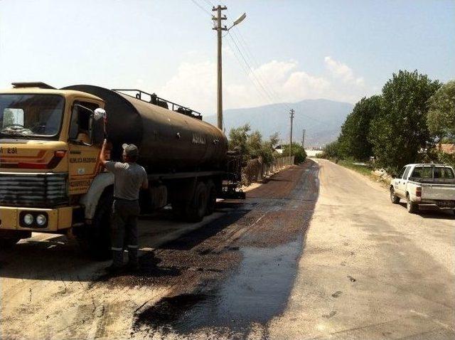 Kumluca’da Üç Mahallenin Ortak Yolu Asfaltlanıyor