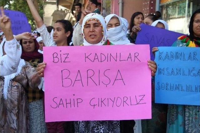 Şırnak&rsquo;ta Kadınlar Barış İ&ccedil;in Y&uuml;r&uuml;d&uuml; 1