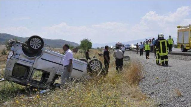 Seydişehir’ De Trafik Kazası: 1Ölü, 5 Yaralı