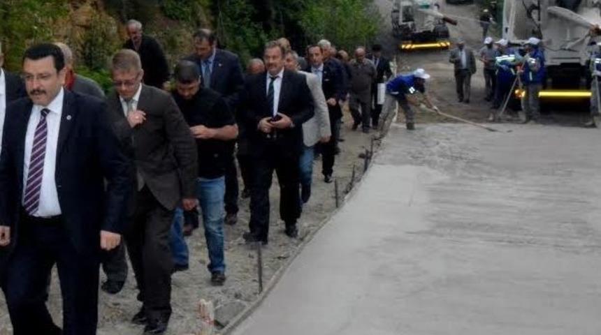 Ortahisar Belediyesinden Betonlama Hamlesi