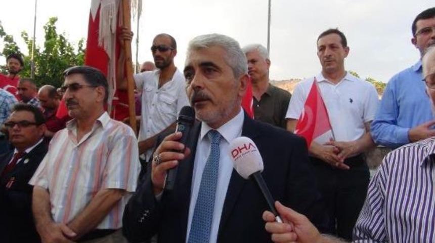 Bergama'da Ter&ouml;r&uuml; Protesto Y&uuml;r&uuml;y&uuml;ş&uuml;