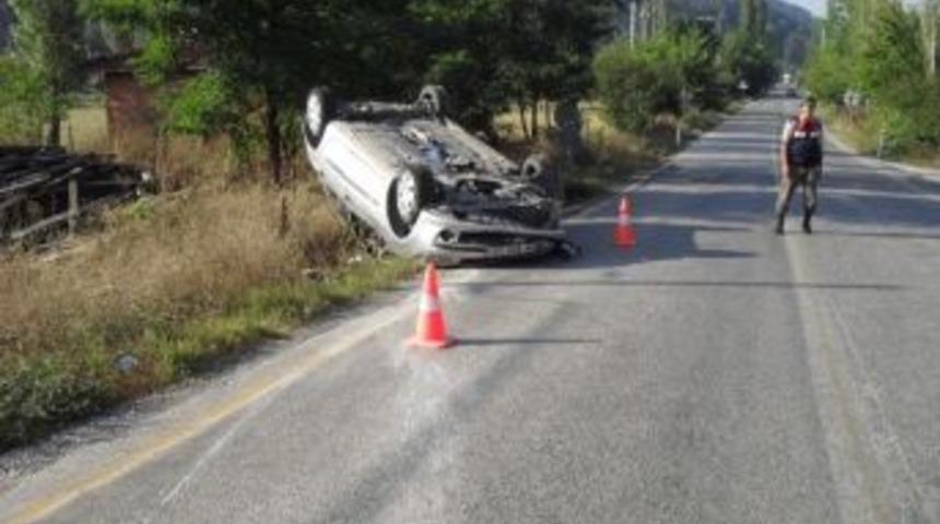 Tavşanlı-domani&ccedil; Karayolu&rsquo;nda Trafik Kazası: 1 Yaralı